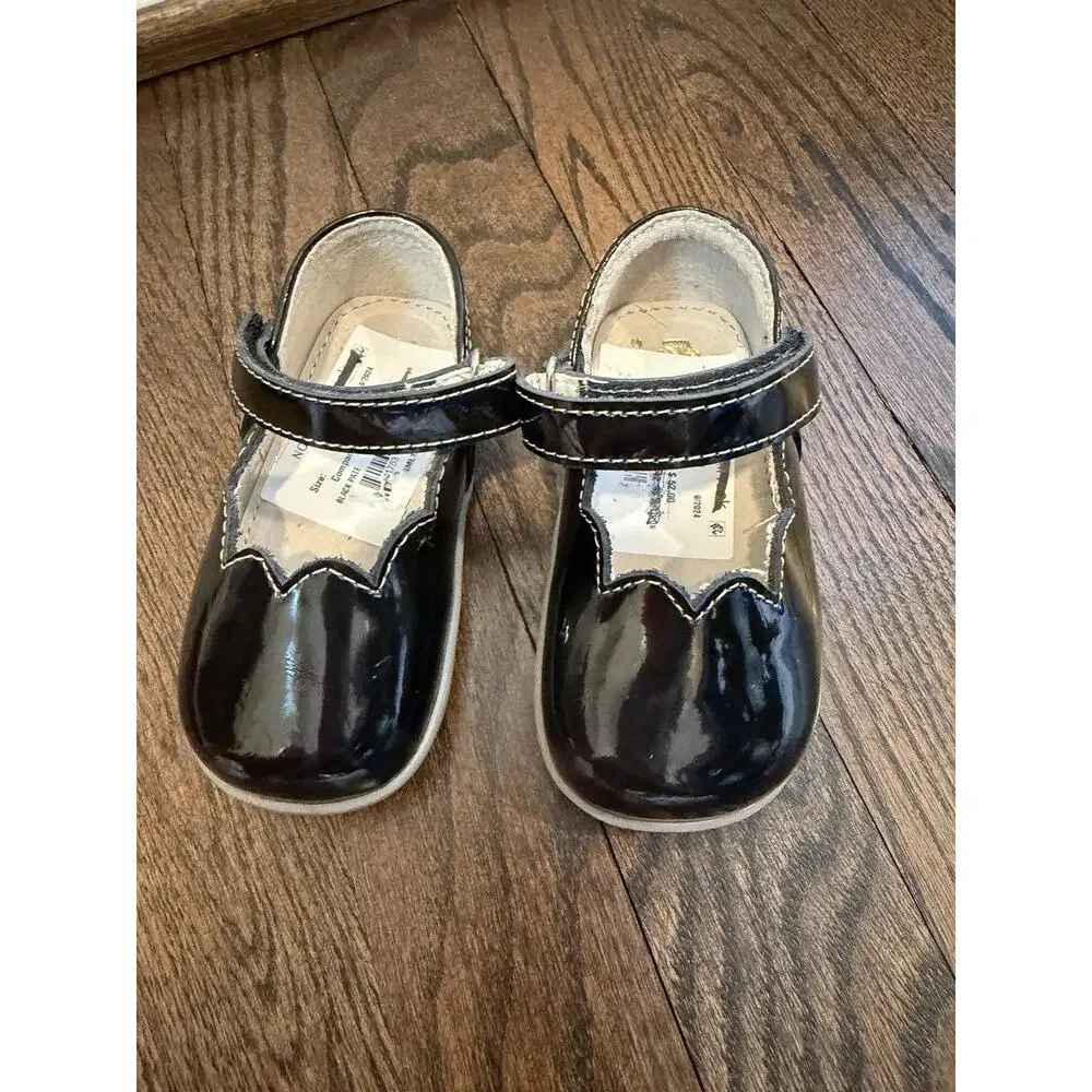 SEE KAI RUN Susie Mary Jane Shoes Black Patent Leather Sz 5.5 C NEW